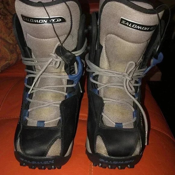 Men’s Salomon Solace Snow Boots/Ski Snowboard Men's Size 7 Lace Up - Picture 1 of 12